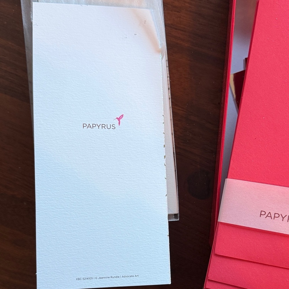 Papyrus Festive Tree Cards with Red Envelopes (11uni) - Picture 3 of 5